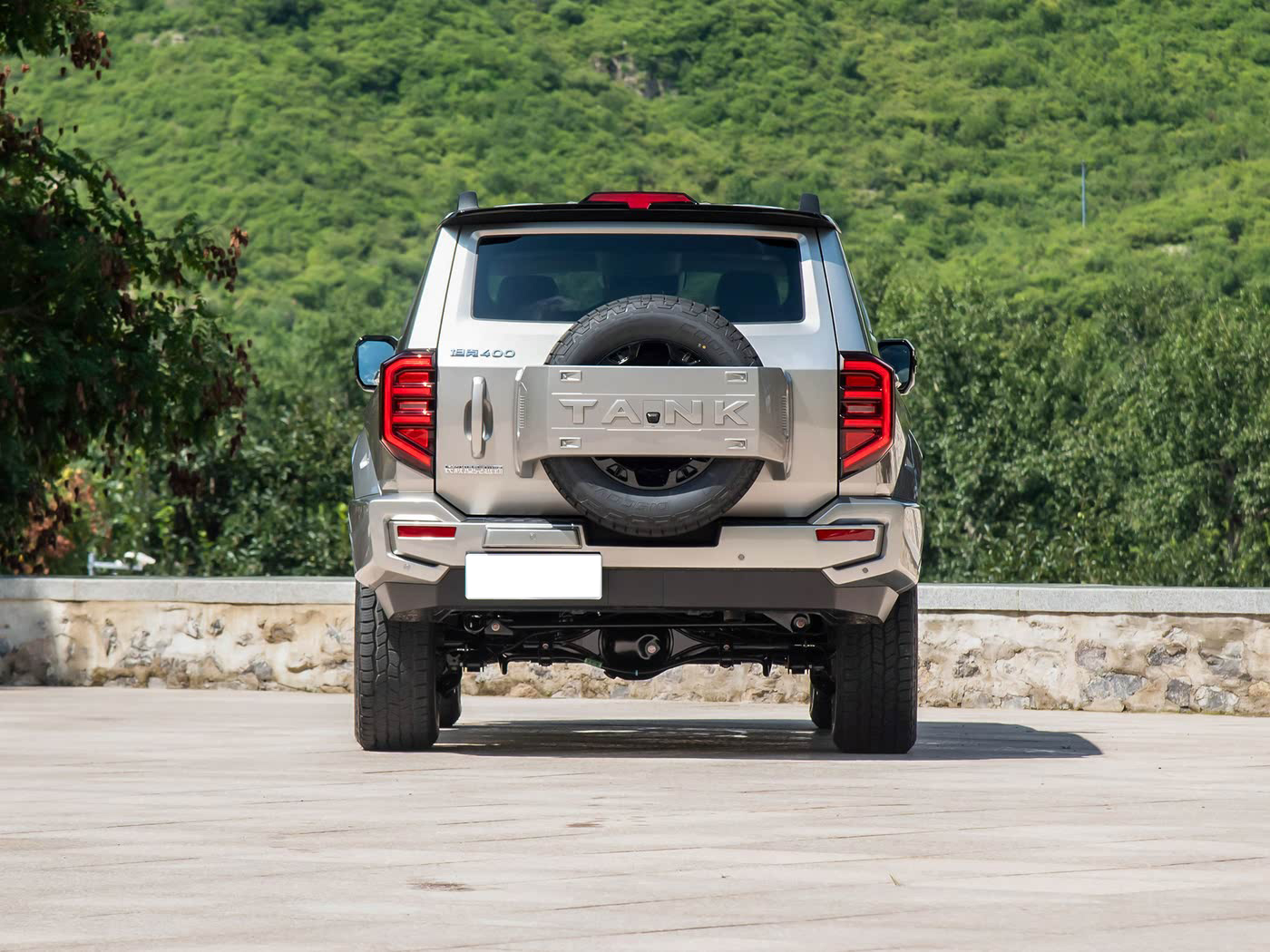 Tank 400 Rear Design - PHEV Diesel SUV