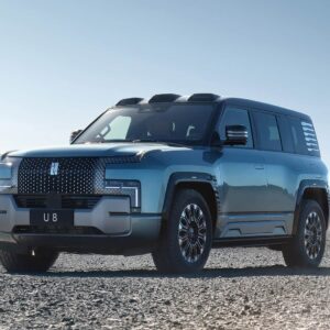 BYD U8 EREV extended range SUV front-side view for export