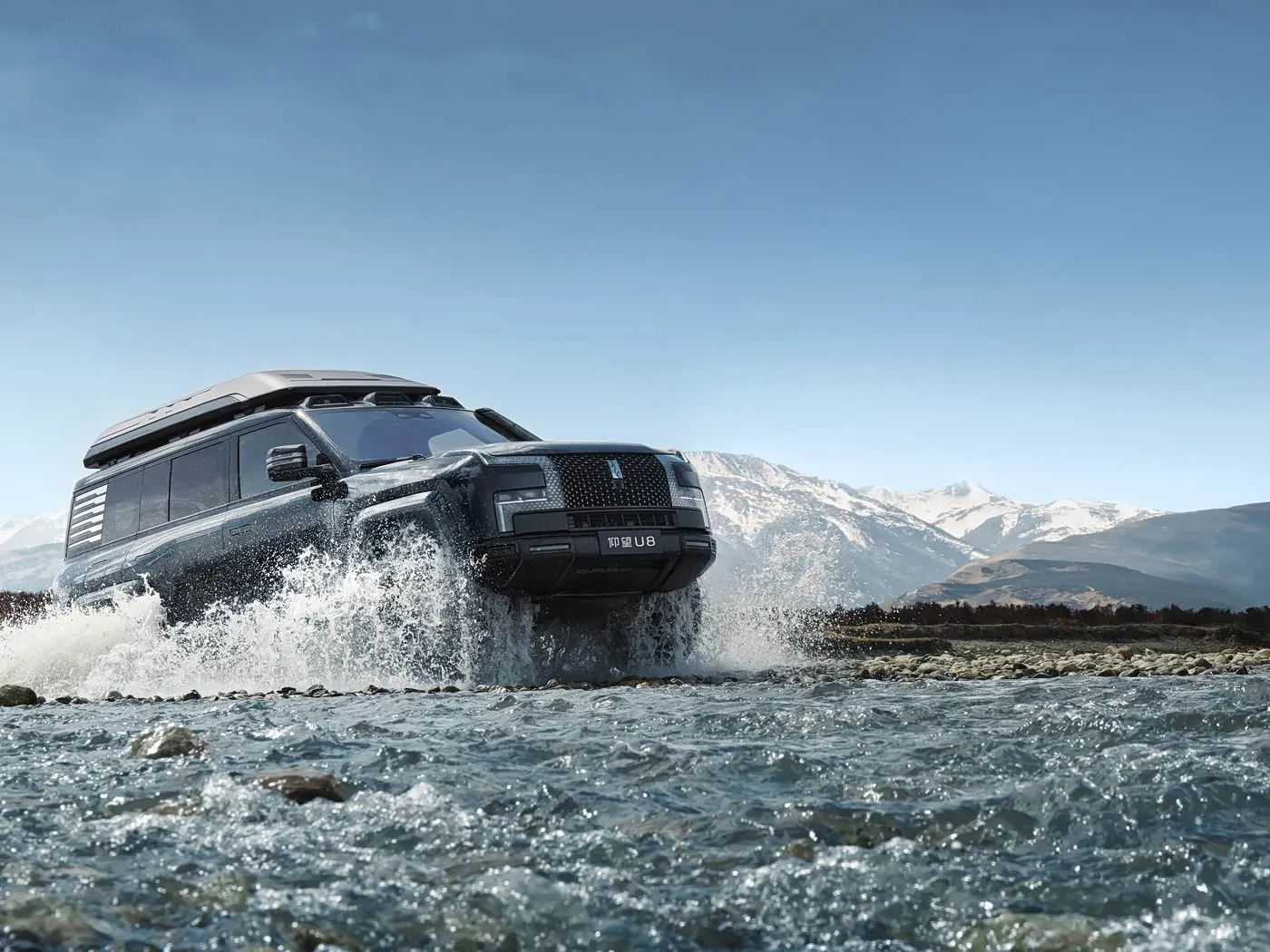 BYD Yangwang U8 floating mode electric SUV test