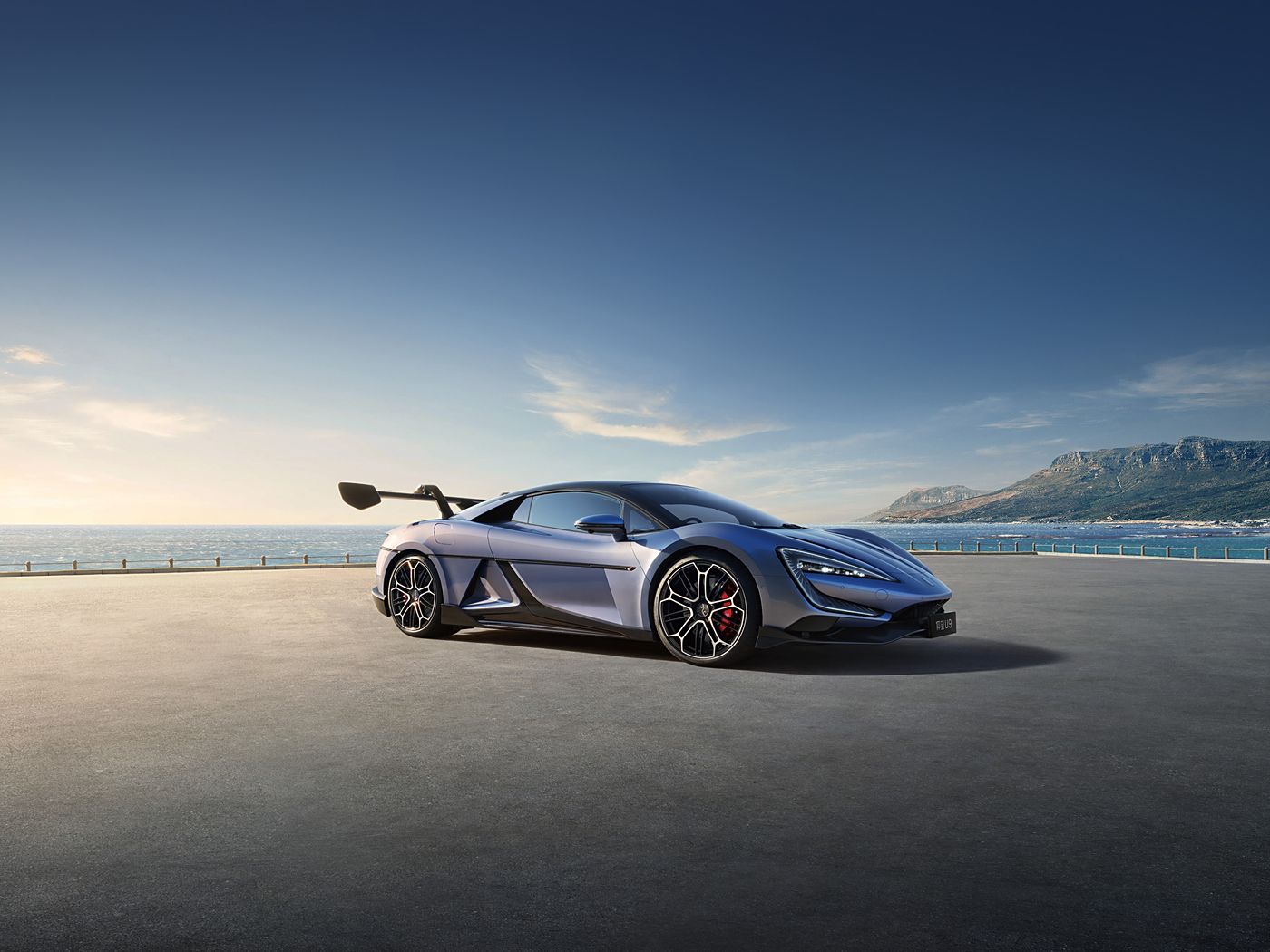 BYD U9 carbon fiber body detail close-up