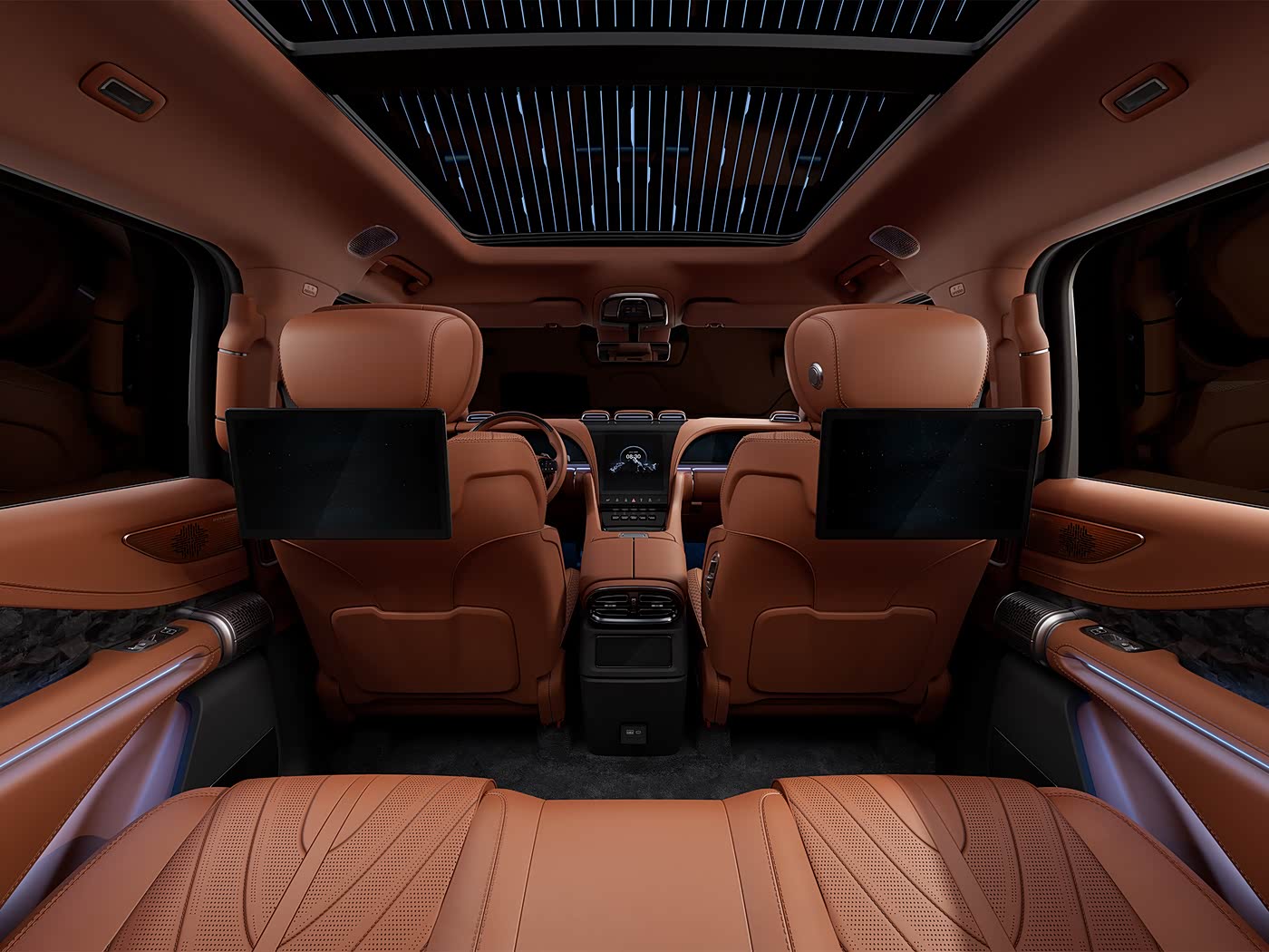 BYD U8 spacious rear seats with comfort features