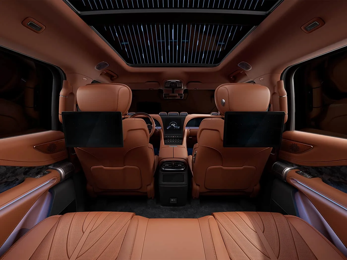 BYD U8 spacious rear seats with comfort features