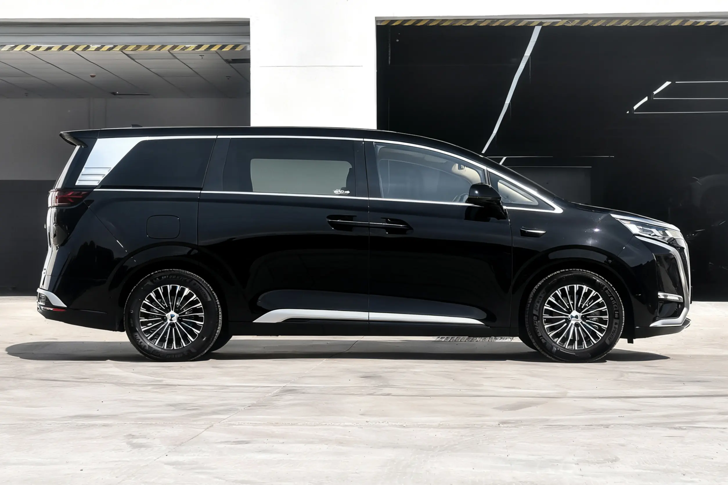 BYD Denza D9 EV Side Details BYD cars