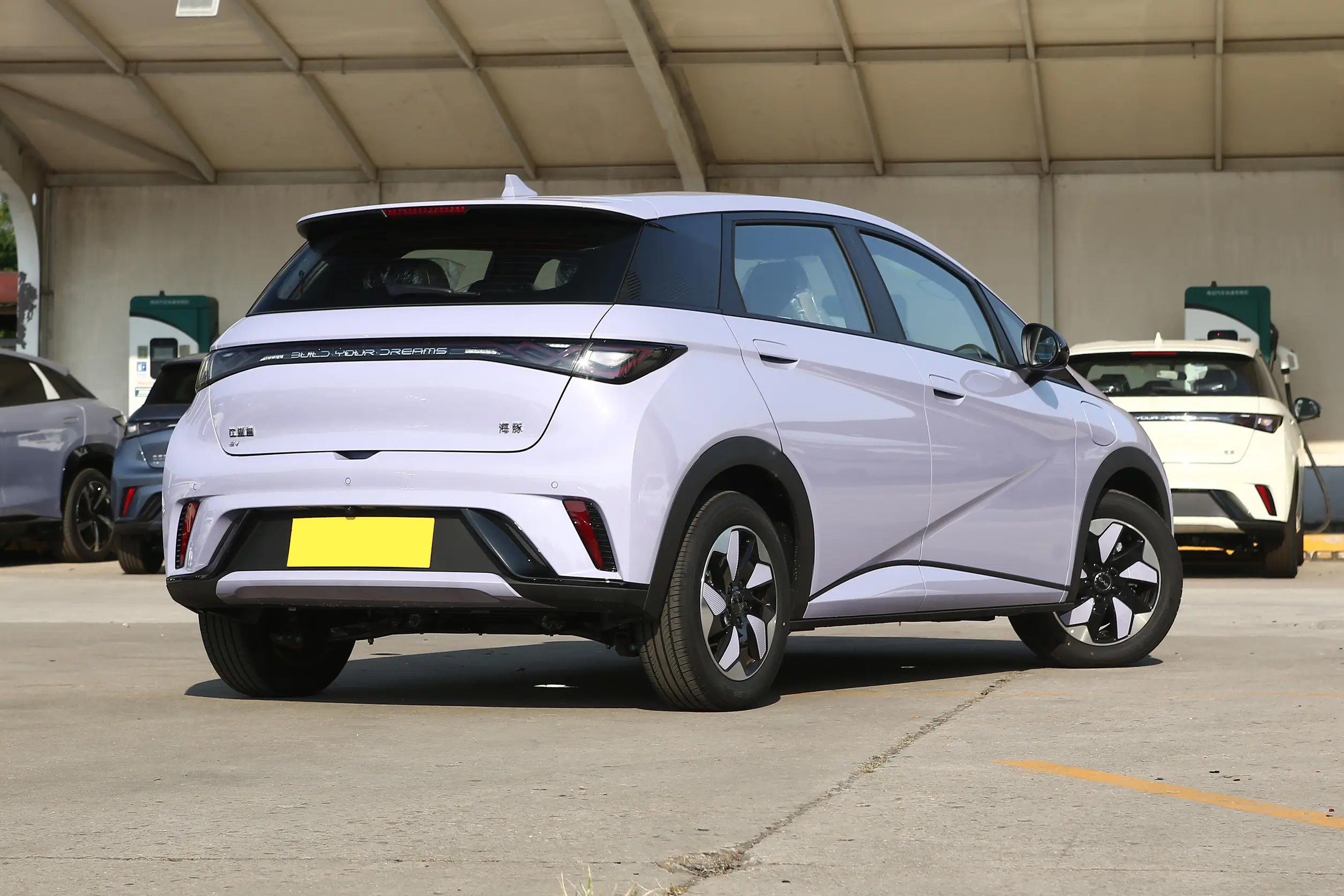 BYD Dolphin Side Contour - Flowing Body Lines