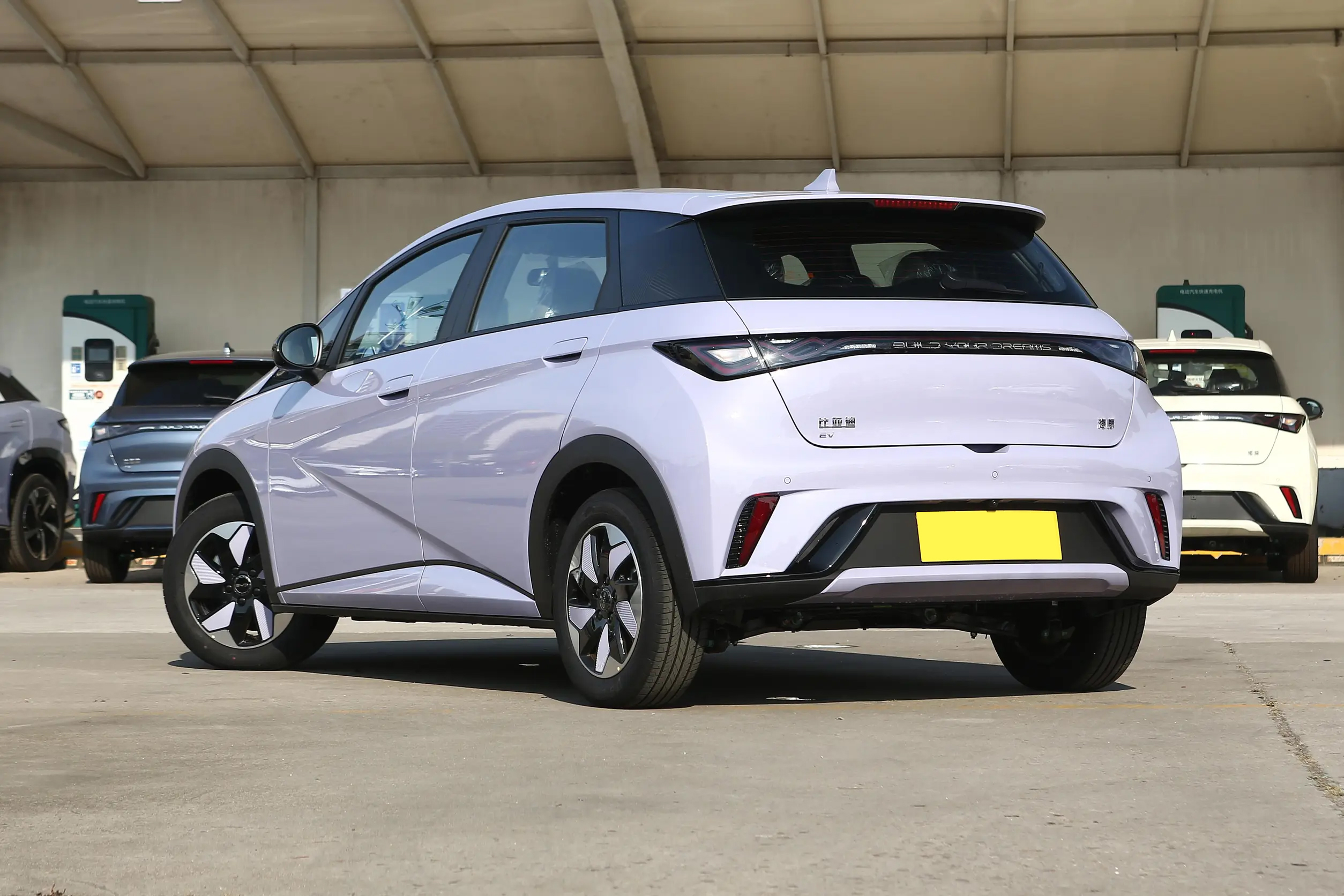 BYD Dolphin Side Profile - Compact Hatchback Proportions